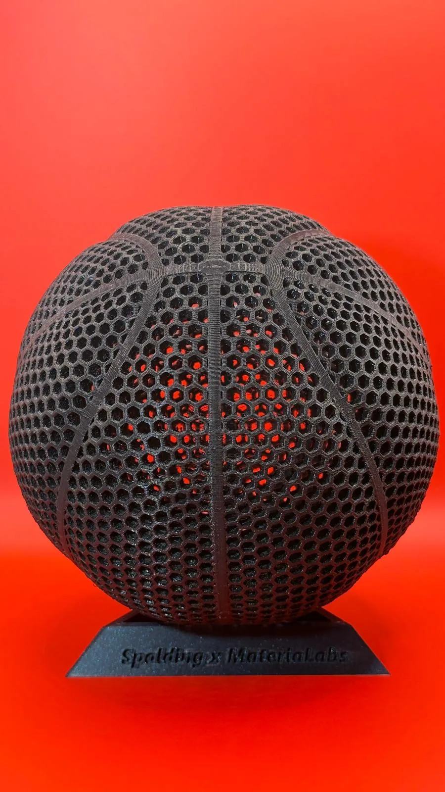 PA-L3A 3D printed airless basketball – lattice structure high rebound technology – Materialabs